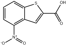4-硝基-苯并噻吩 -2-羧酸 结构式