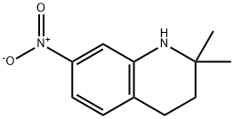 2,2-二甲基-7-硝基-1,2,3,4-四氢喹啉 结构式