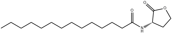 十四酰-L-高丝氨酸内酯 结构式