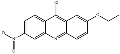 Acridine, 9-chloro-2-ethoxy-6-nitro- 结构式