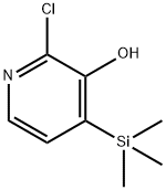 2-氯-4-(三甲基甲硅烷基)吡啶-3-醇 结构式
