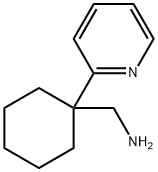 1-(2-吡啶基)环己烷甲胺 结构式