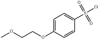 4-(2-METHOXYETHOXY)BENZENESULFONYL CHLORIDE 结构式