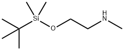 N-[2-(叔丁基二甲基硅氧基)乙基]甲胺 结构式