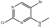 5-溴-2-氯-N-甲基嘧啶-4-胺 结构式