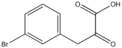 3-(3-溴苯基)-2-氧代丙酸 结构式