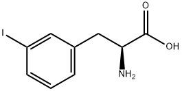 L-3-碘苯丙氨酸 结构式