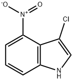 3chloro4nitro1Hindole 结构式