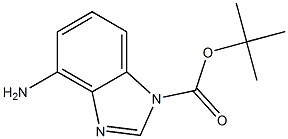 1-BOC-4-氨基苯并咪唑 结构式