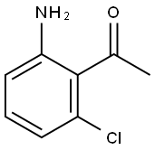 1-(2-氨基-6-氯苯基)乙酮 结构式