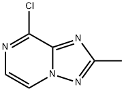 8-氯-2-甲基-[1,2,4]三唑并[1,5-A]吡嗪 结构式