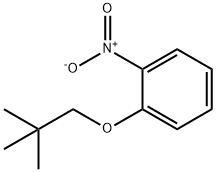 1-(2,2-二甲基丙氧基)-2-硝基苯 结构式