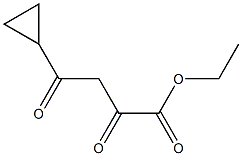 2,4-二氧代环丙酮酸乙酯 结构式