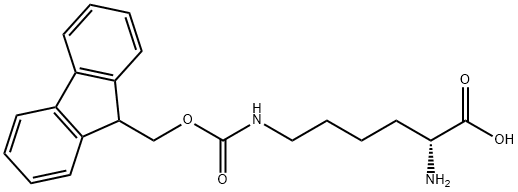 N6-FMOC-D-赖氨酸 结构式