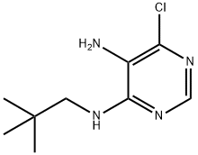 6-Chloro-N4-(2,2-diMethyl-propyl)-pyriMidine-4,5-diaMine 结构式