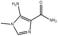 5-氨基-1-甲基-1H-咪唑-4-甲酰胺 结构式