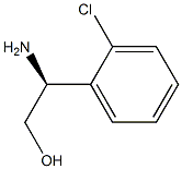 (S)-2-氨基-2-(2-氯苯基)乙醇 结构式
