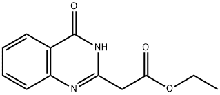 2-(4-氧代-3,4-二氢喹唑啉-2-基)乙酸乙酯 结构式