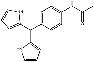 5 -(4-乙酰氨基苯基)联吡咯甲烷 结构式