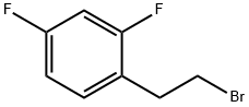 2,4-二氟苯乙基溴 结构式