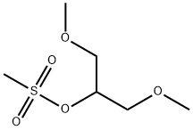 1,3-二甲氧基-2-丙醇甲磺酸酯 结构式