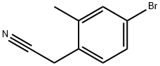 2-(4-溴-2-甲基苯基)乙腈 结构式