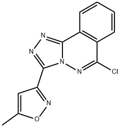 3-(6-氯-[1,2,4]三唑并[3,4-A]酞嗪-3-基)-5-甲基异噁唑 结构式