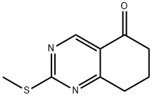 2-(甲巯基)-7,8-二氢喹唑啉-5(6H)-酮 结构式