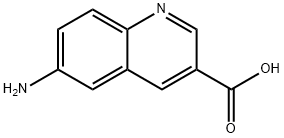 6-氨基3-喹啉羧酸 结构式