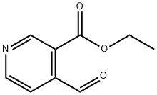 4-甲酰基烟酸乙酯 结构式