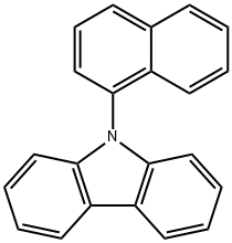 9-(1-萘基)-咔唑 结构式