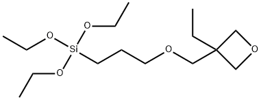 3-乙基-3-[[3-(三乙氧基硅)丙氧基]甲基]氧杂环丁烷 结构式