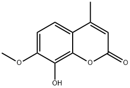 4-甲基瑞香素7-甲基醚 结构式