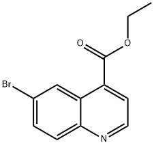 6-溴喹啉-4-甲酸乙酯 结构式