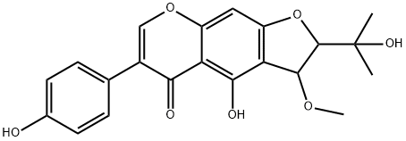 1"-甲氧基刺桐素 C 结构式