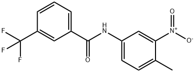 BENZAMIDE, N-(4-METHYL-3-NITROPHENYL)-3-(TRIFLUOROMETHYL)- 结构式