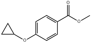 4-Cyclopropoxy-benzoic acid Methyl ester 结构式