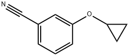3-环丙氧基苯甲腈 结构式