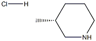 (R)-3-甲基哌啶盐酸盐 结构式