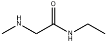 N-乙基-2-(甲胺基)乙酰胺 结构式