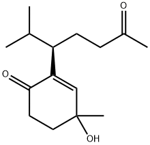 4-羟基-4-甲基-2-[(1R)-1-异丙基-4-氧代戊基]-2-环己烯-1-酮 结构式