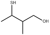 3-巯基-2-甲基丁醇 结构式