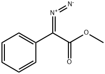 2-重氮基-2-苯基乙酸甲酯 结构式