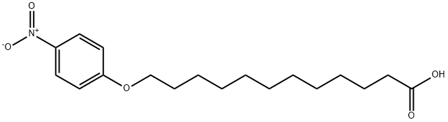12-(PARA-NITROPHENOXY)DODECANOIC ACID 结构式