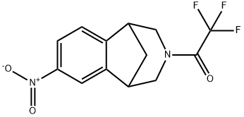 2,2,2-三氟-1-(7-硝基-1,2,4,5-四氢-3H-1,5-亚甲基苯并[D]氮杂-3-基 结构式
