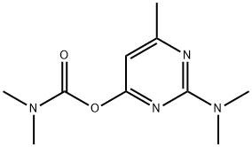 2-(diMethylaMino)-6-MethylpyriMidin-4-yl diMethylcarbaMate 结构式