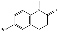 6-氨基-1-甲基-3,4-二氢-2(1H)-喹啉酮 结构式
