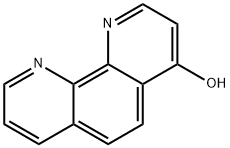 4-羟基-1,10-菲咯啉 结构式