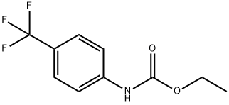 (4-(三氟甲基)苯基)氨基甲酸乙酯 结构式