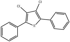 3,4-二氯-2,5-二苯基噻吩 结构式